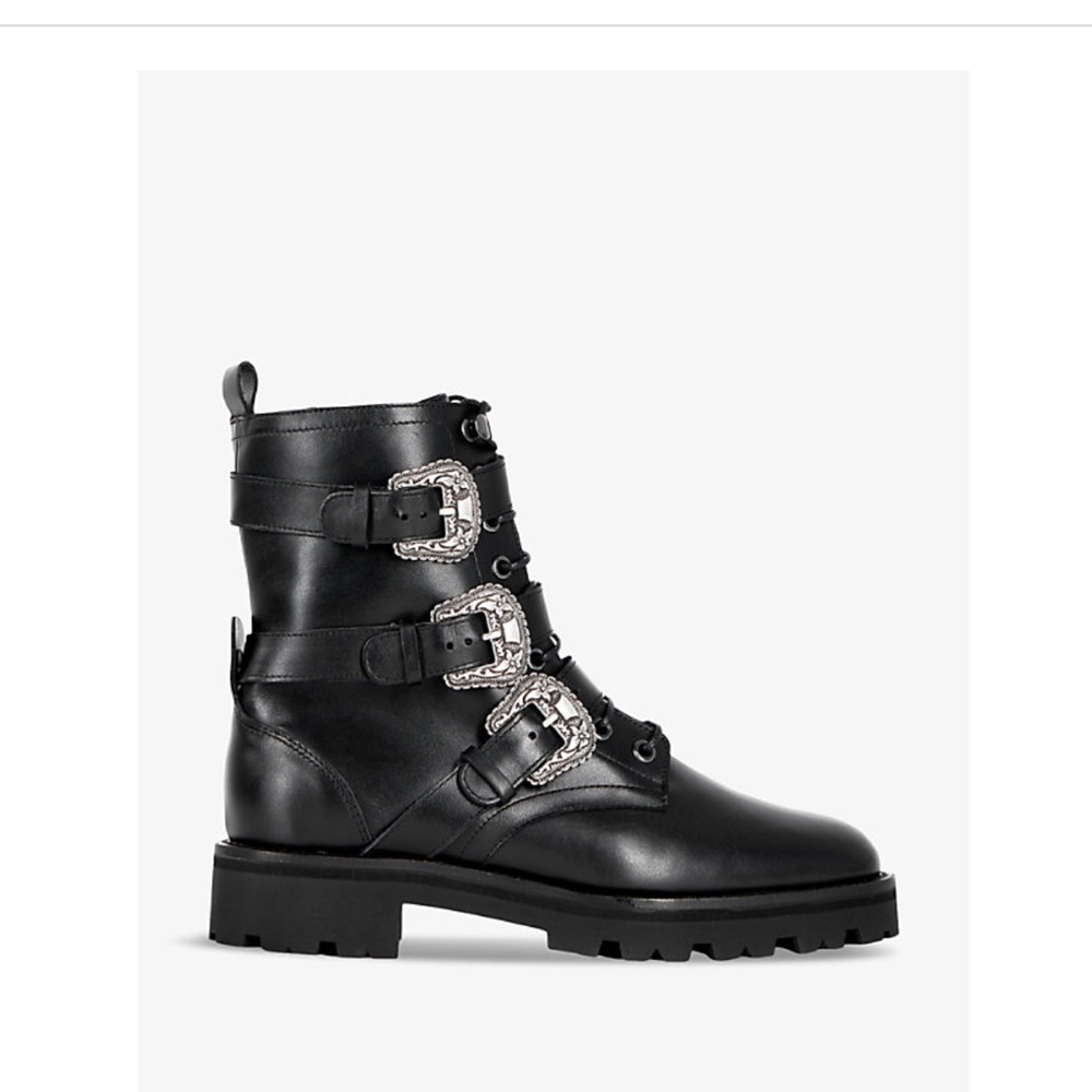 NWT The Kooples Black Leather Boots